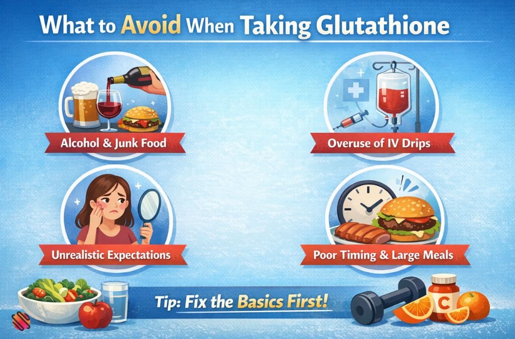 What to Avoid When Taking Glutathione