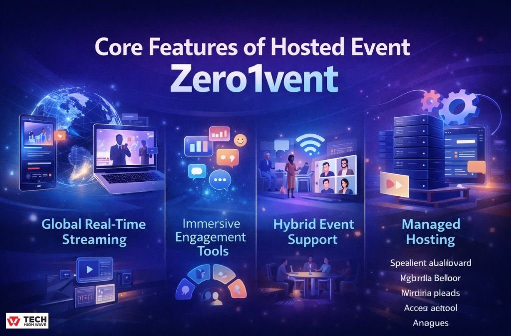 features of hosted event zero1vent