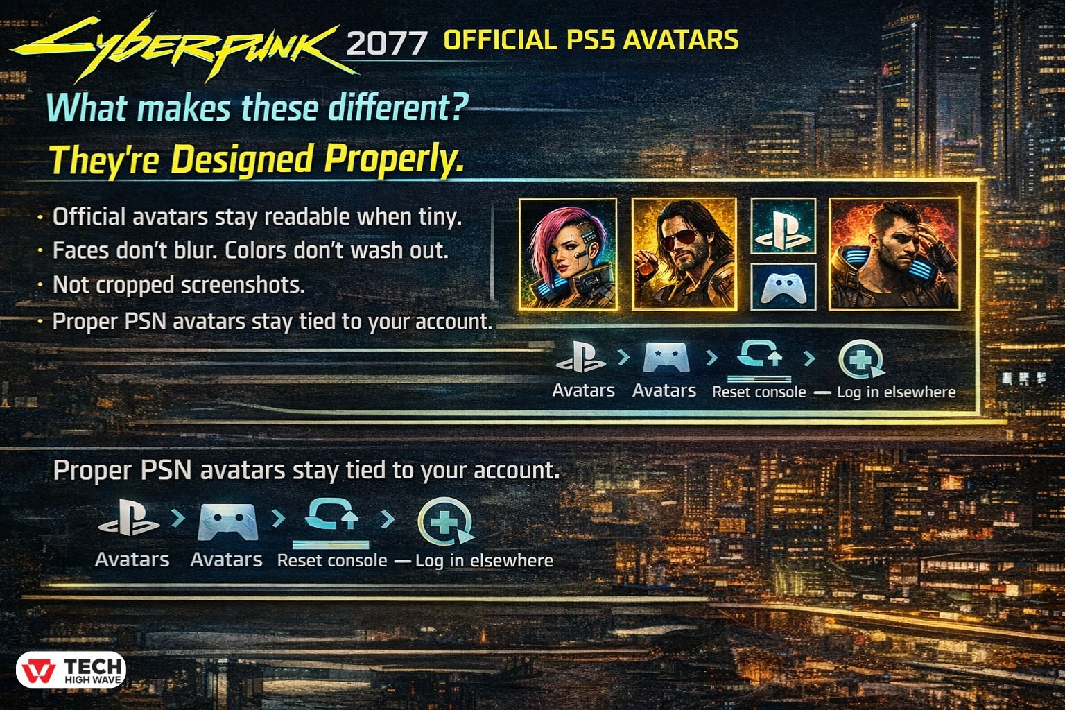 2077 Official PS5 Avatar