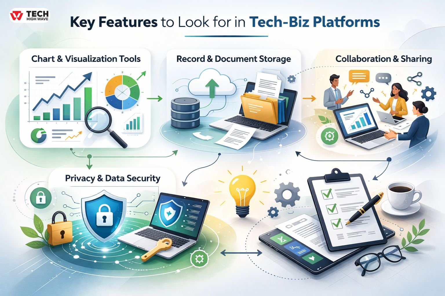 Key features in Techbiz Platforms