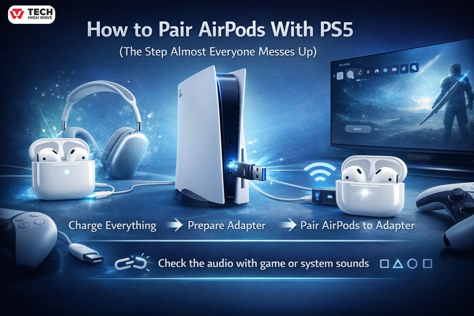 pairing airpods with ps5