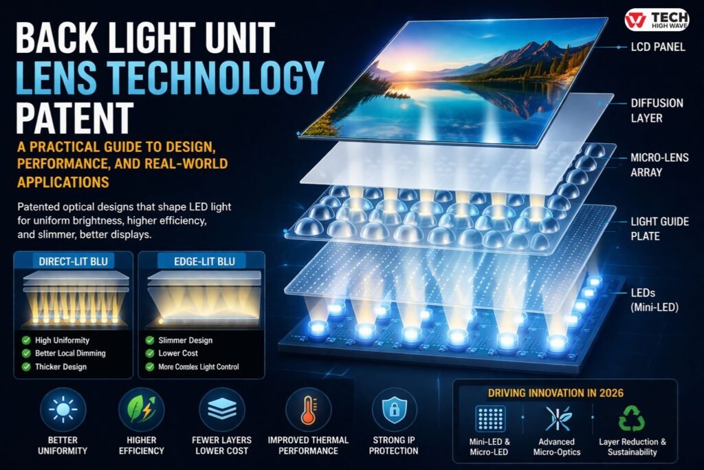 Back Light Unit Lens Technology Patent