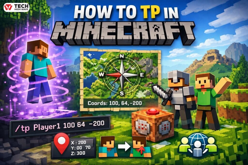 How to TP in Minecraft