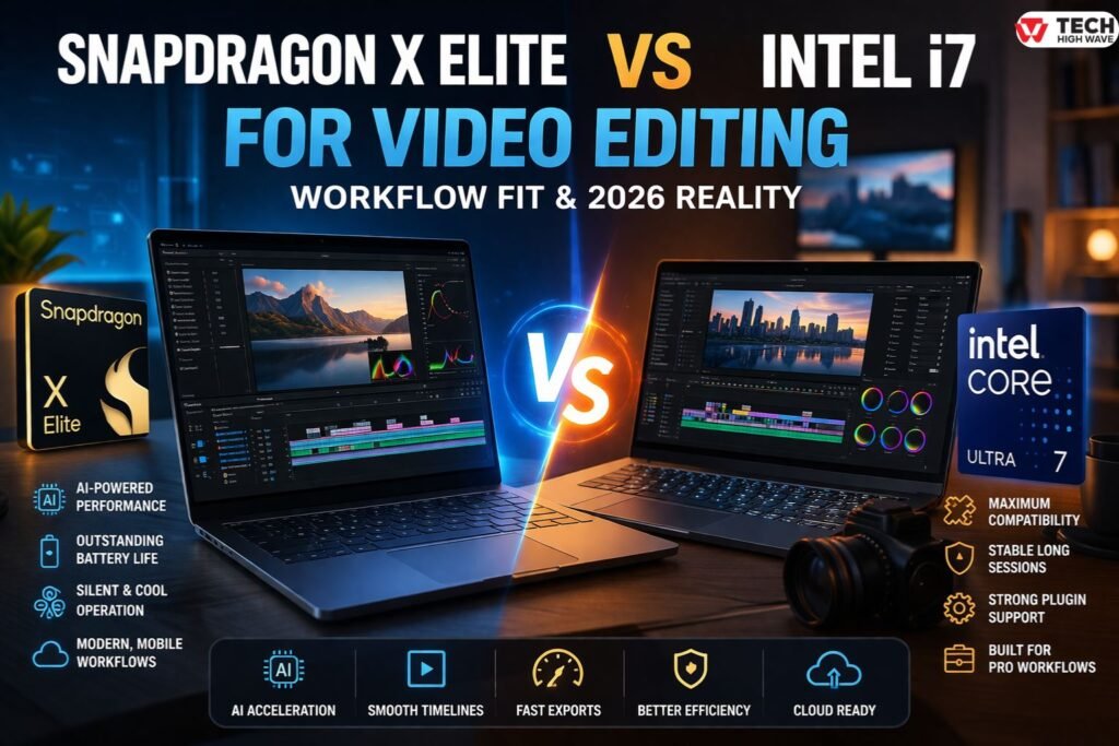 Snapdragon X Elite vs Intel i7 for Video Editing