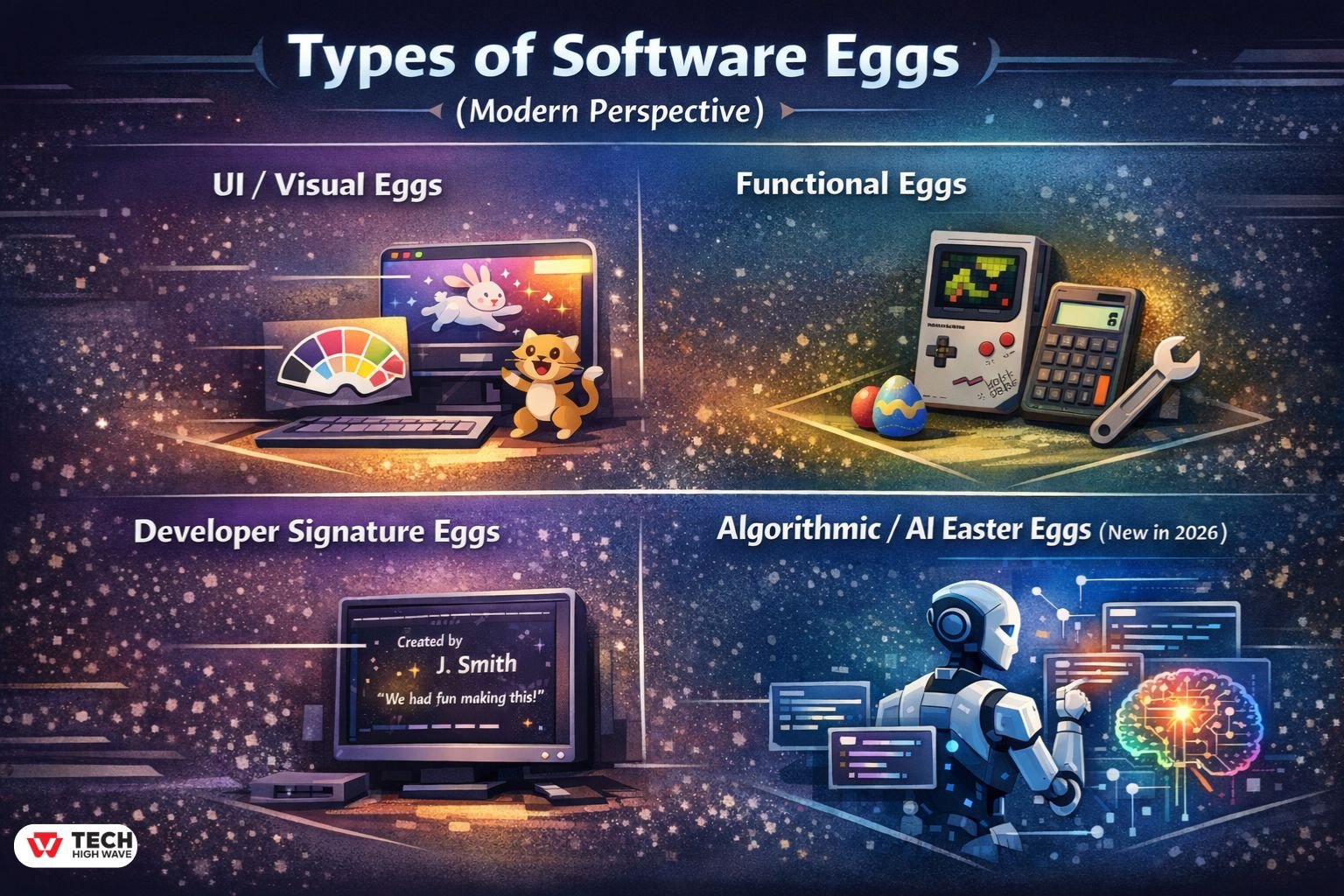 Types of Software Eggs (Modern Perspective)